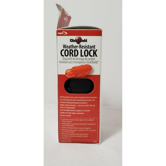 Allied Precision 28CSK, ClickShield Weather Resistant Cord Lock, 1-Pack, Black - Picture 2 of 4